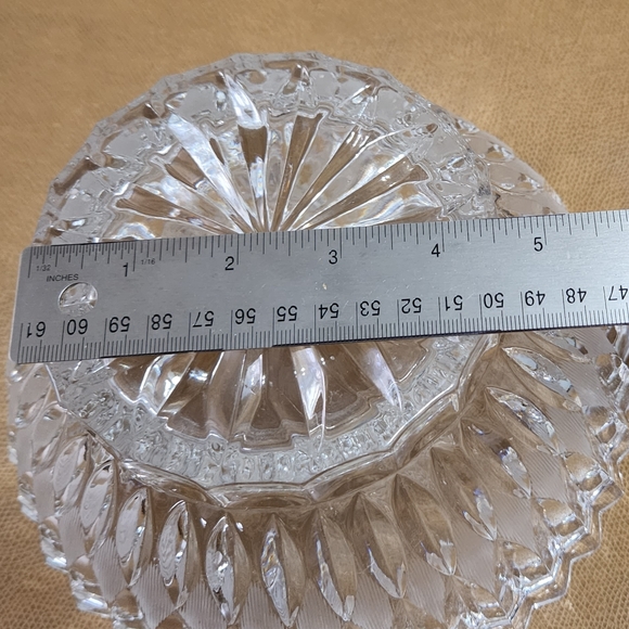 Vintage Polonia Lead Crystal 8" Bowl - Picture 8 of 10